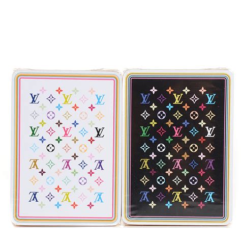 fake louis vuitton style red playing cards|false louis vuitton prints.